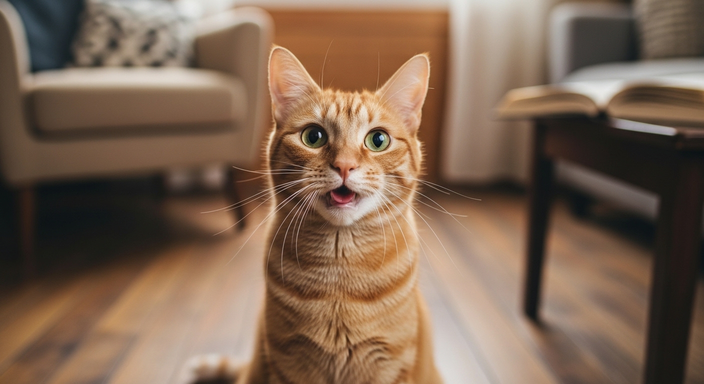 Почему кошки мяукают на людей?