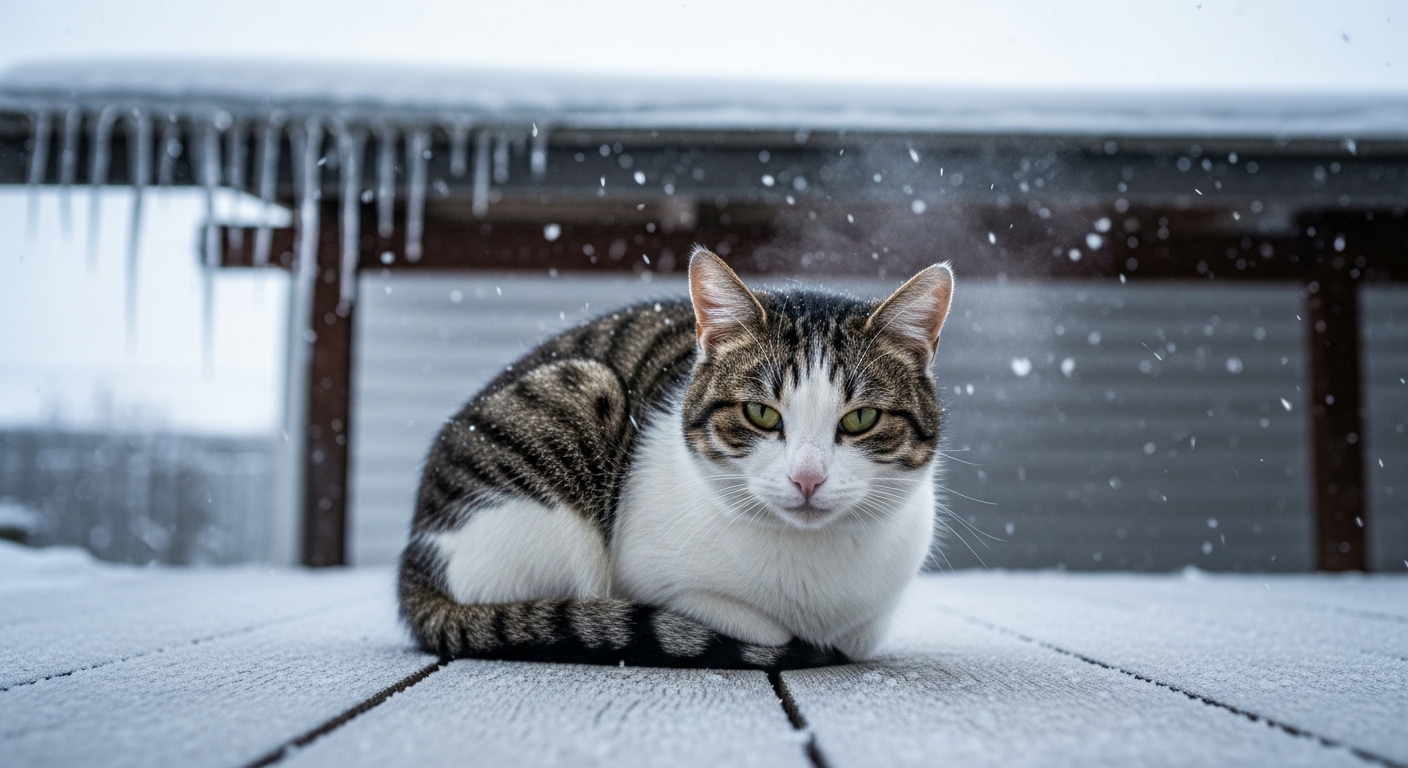 Насколько холод могут переносить кошки?