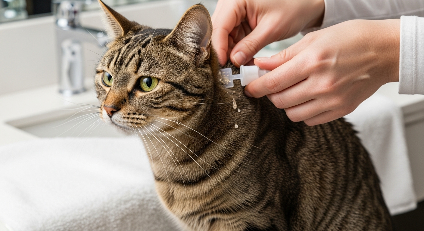 Лечение кошек от блох в домашних условиях