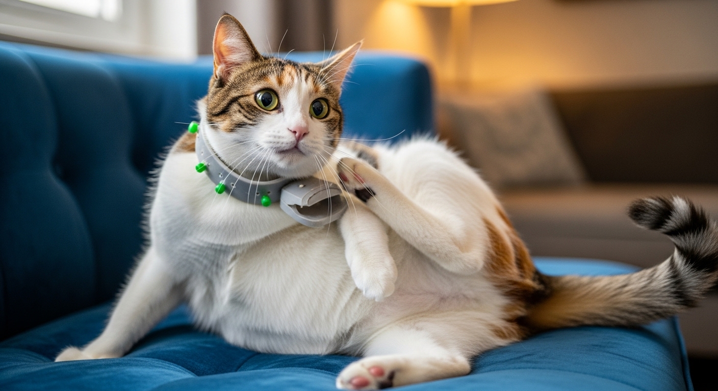 Можно ли беременной кошке носить ошейник от блох?